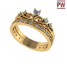 Восковка кольцо корона 9271
