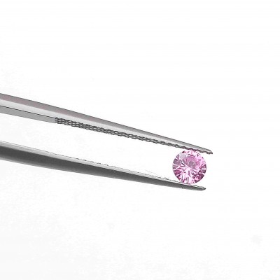 Круг Цирконий Розовый Шпинель 2.5 мм
